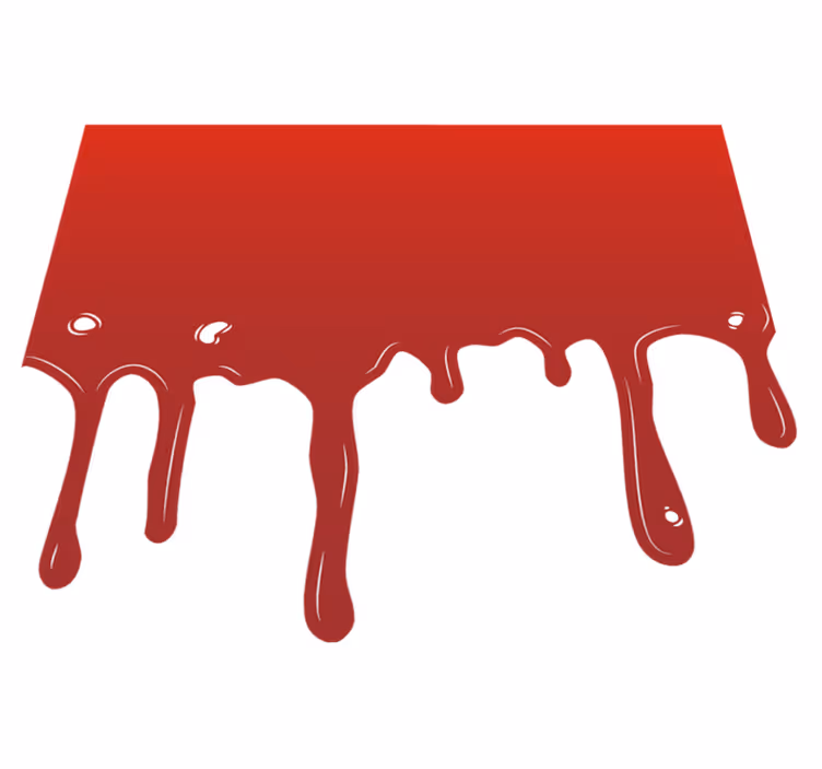 Dripping Paint halloween rugs - TenStickers