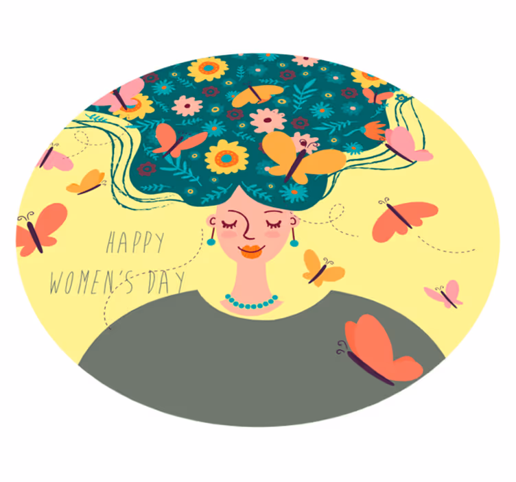 Happy Women's Day event carpet - TenStickers