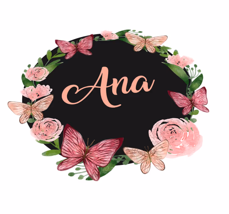 realistic butterfly wreath  animal rug - TenStickers