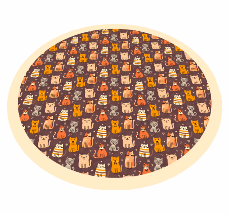 Animal Pattern Playcircle kids rug - TenStickers