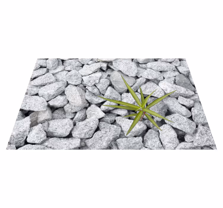 Stone Finely Crafted Surface stone effect vinyl rug - TenStickers
