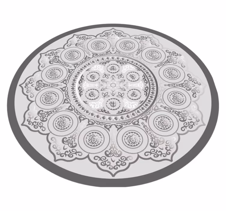 Mandala rug with mandala pattern design - TenStickers