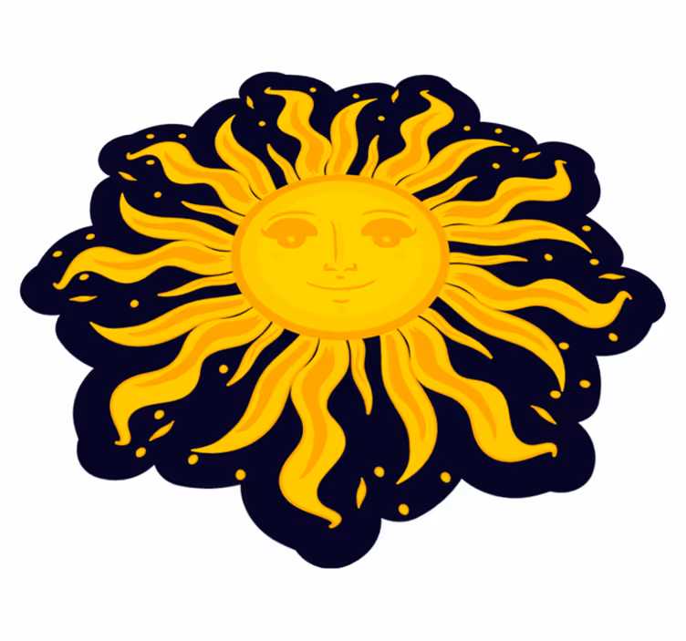 Sunny Disposition nature rug - TenStickers