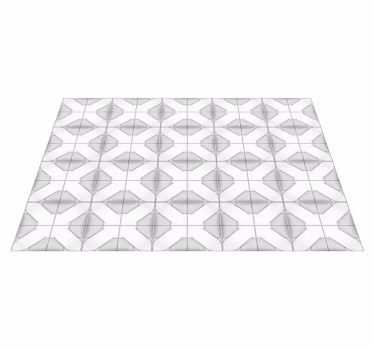 Cubist Symmetry geometric rug - TenStickers