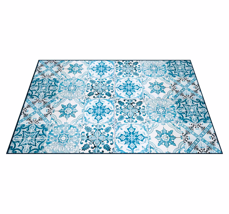 Mediterranean  tile carpet - TenStickers