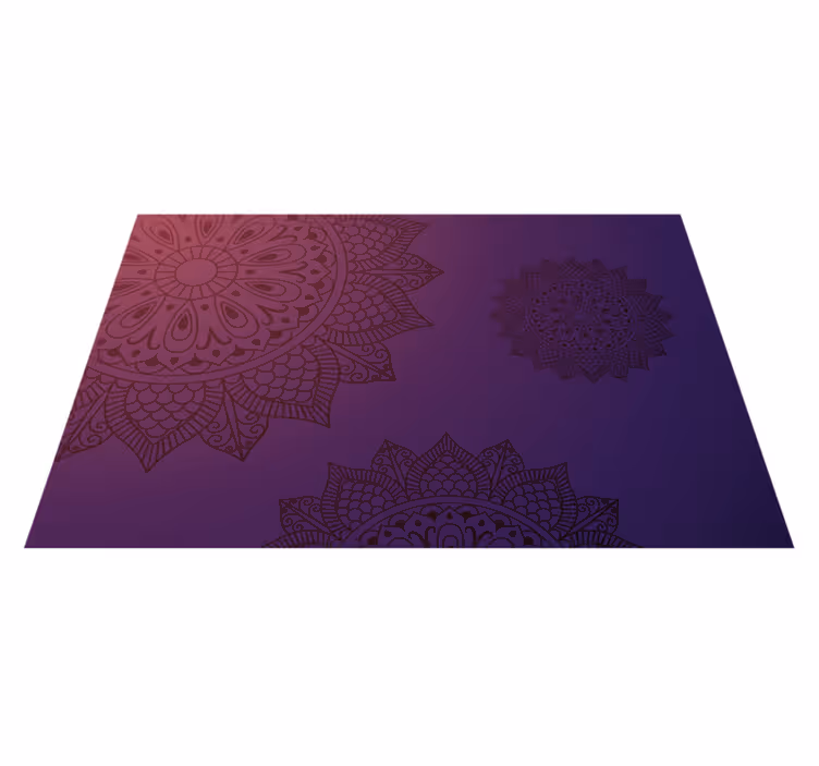 Mandala rug mandala pattern rug - TenStickers