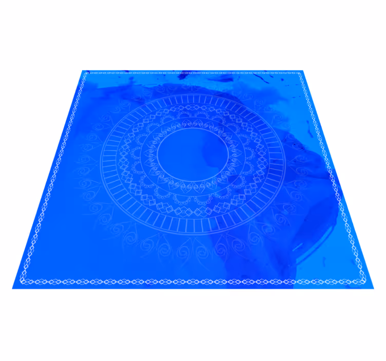 Mandala rug for mindful meditation circle - TenStickers