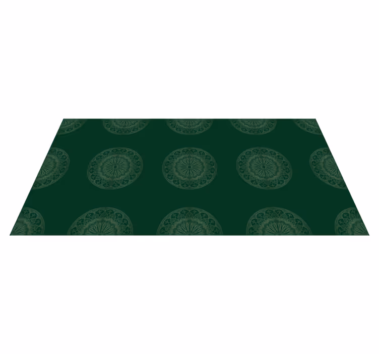Mandala rug with mandala motif design - TenStickers