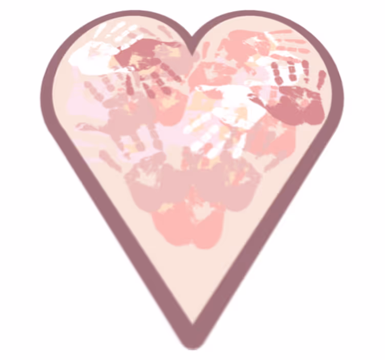 Personalized Heart custom floor mat - TenStickers