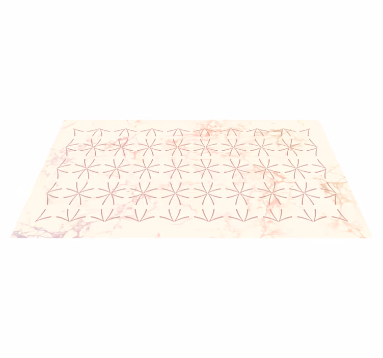 Geometric Star Pattern living room rug - TenStickers