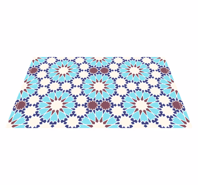 Mosaic Pattern Elegance tile carpet - TenStickers