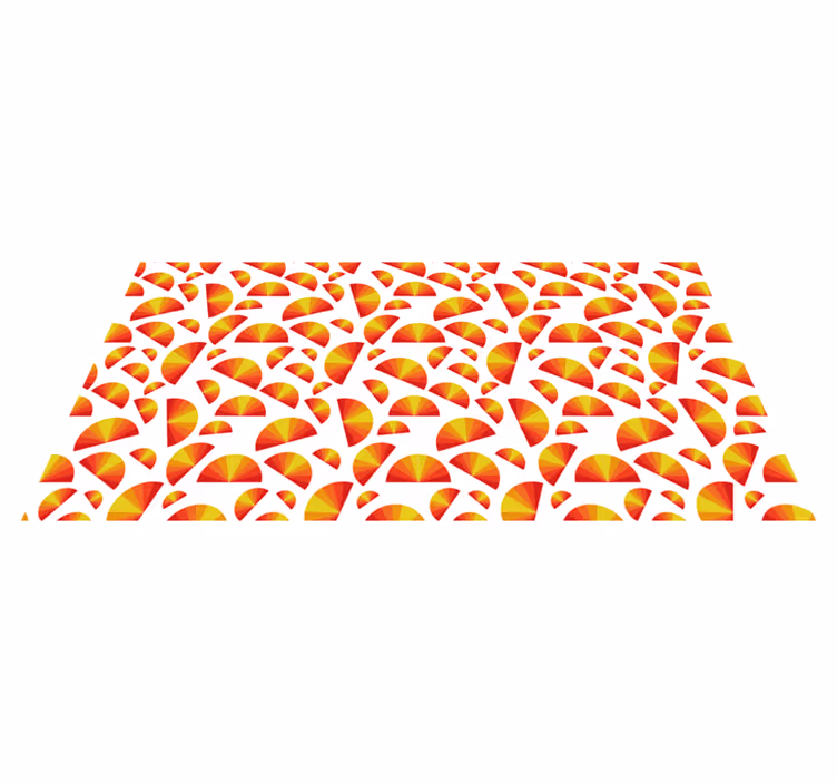 Circular Motif Array geometric rug - TenStickers