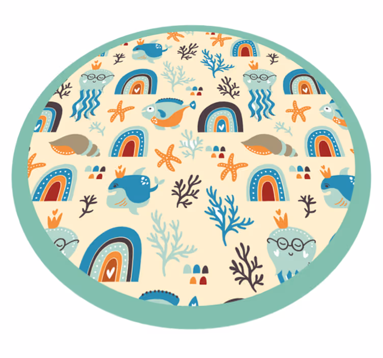 Sea Life Playtime kids carpet - TenStickers