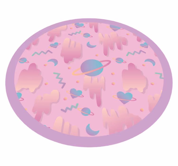 Planetary Playtime nursery rug - TenStickers