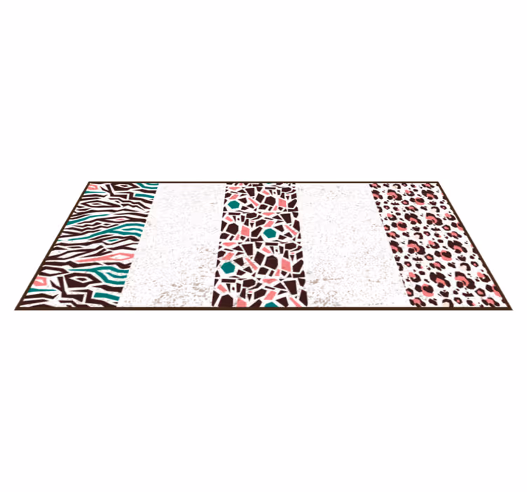 Mosaic rug mosaic pattern blend - TenStickers
