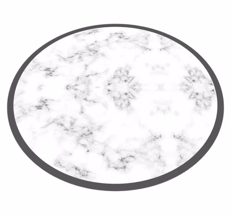 Marble rug in circular design - TenStickers