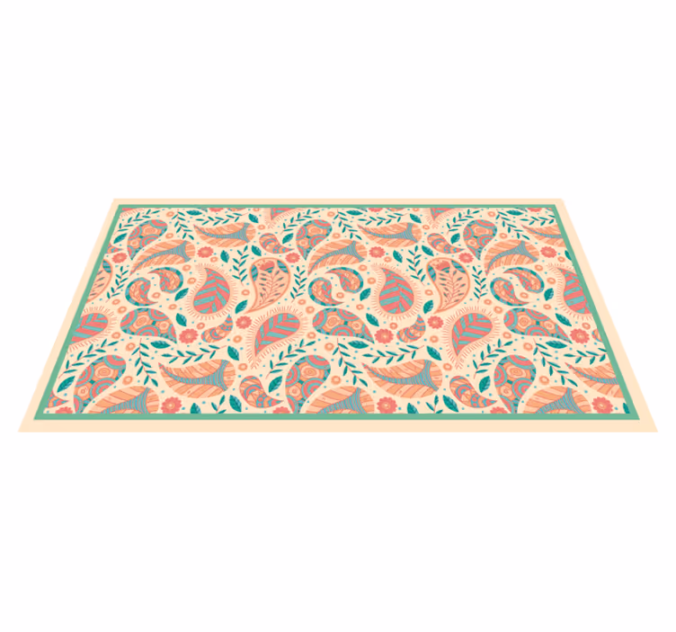 Paisley Pattern Fusion mandala rug - TenStickers