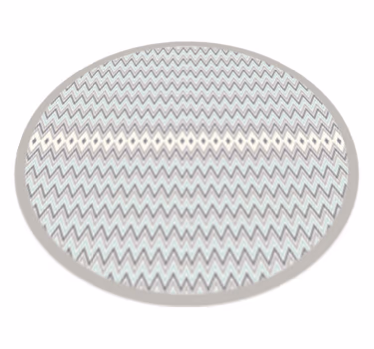 Chevron Pattern Detail stripes rug - TenStickers