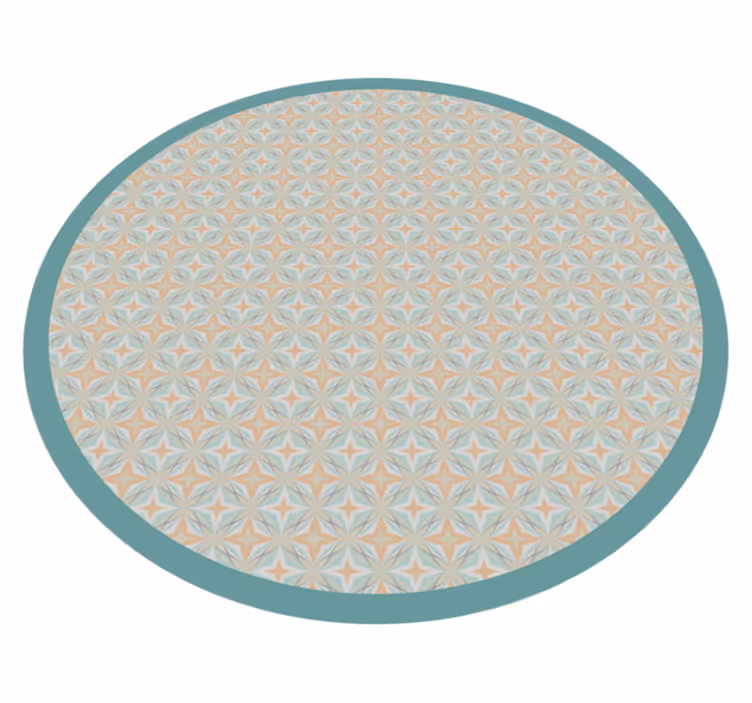 Mosaic rug mosaic pattern circle - TenStickers