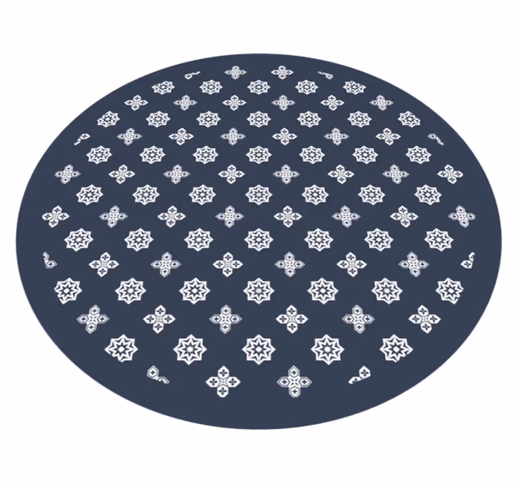 Celestial Patterns star rug - TenStickers