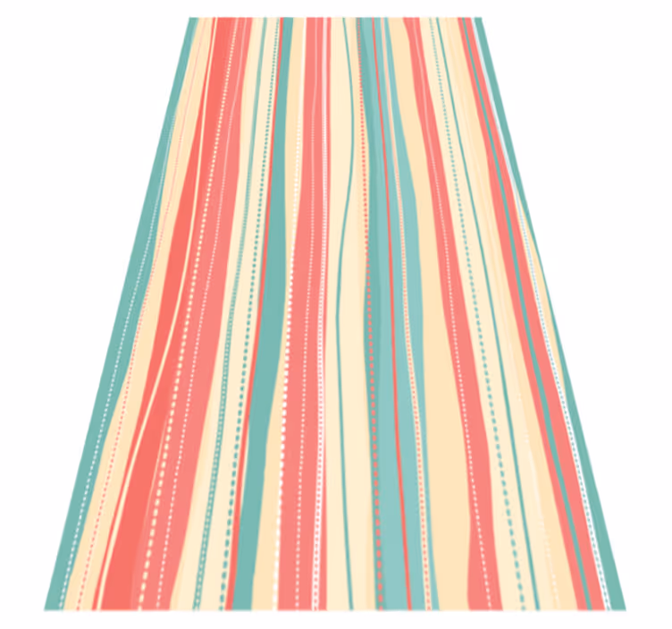 Striped Colorway stripes rug - TenStickers