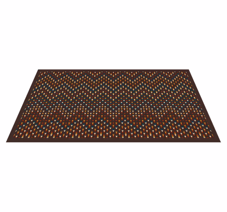 Pebbled Textured Surface wood effect rug - TenStickers