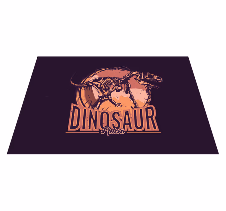 Dinosaur Graphic Image animal mat - TenStickers