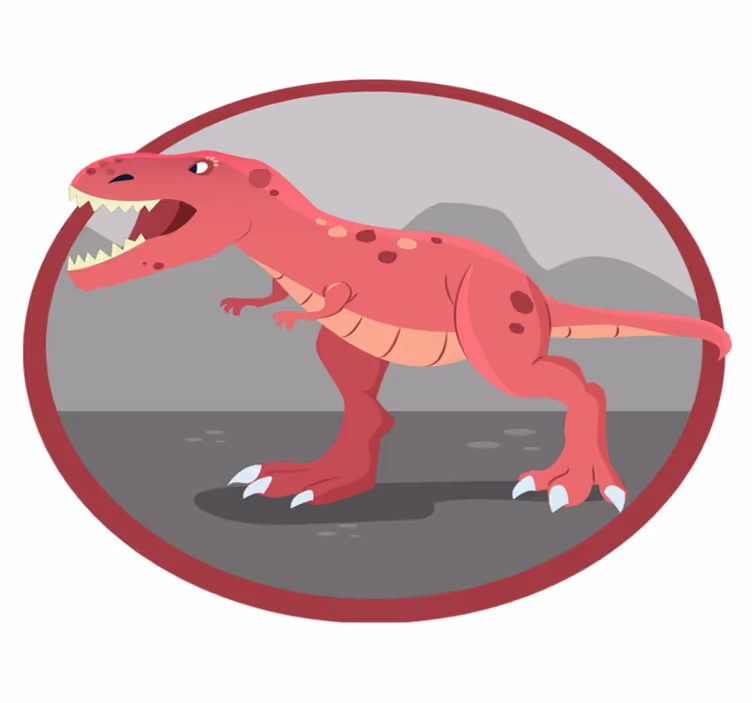 Dinosaur Playtime kids carpet - TenStickers