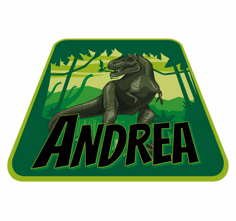 Dinosaur Adventure custom floor mat - TenStickers