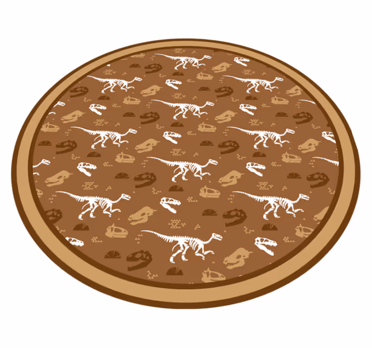 Kids rug with dinosaur designs - TenStickers