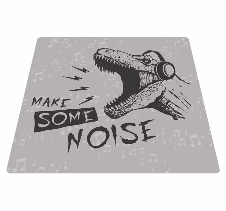 Dynamic Dinosaur Sound kids rug - TenStickers