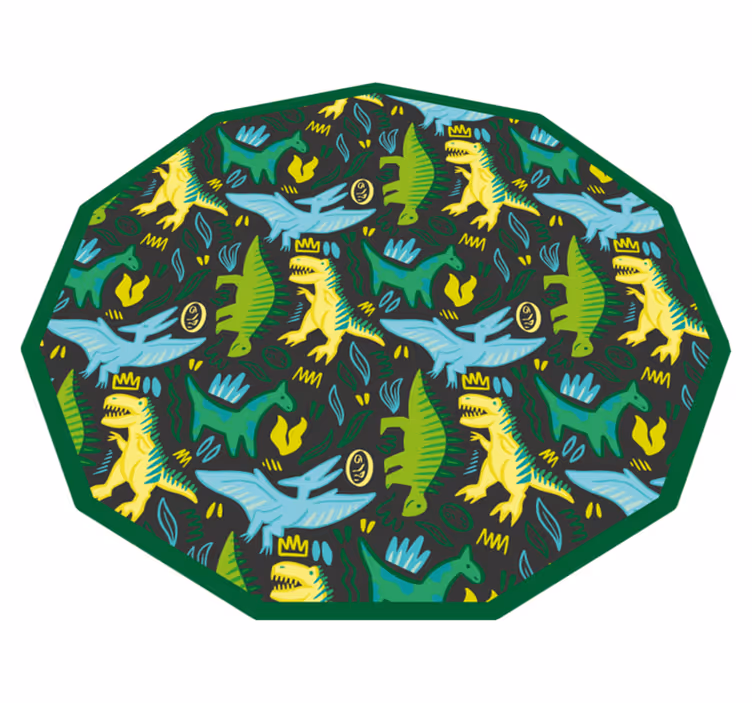 Dinosaur Footprints kids carpet - TenStickers