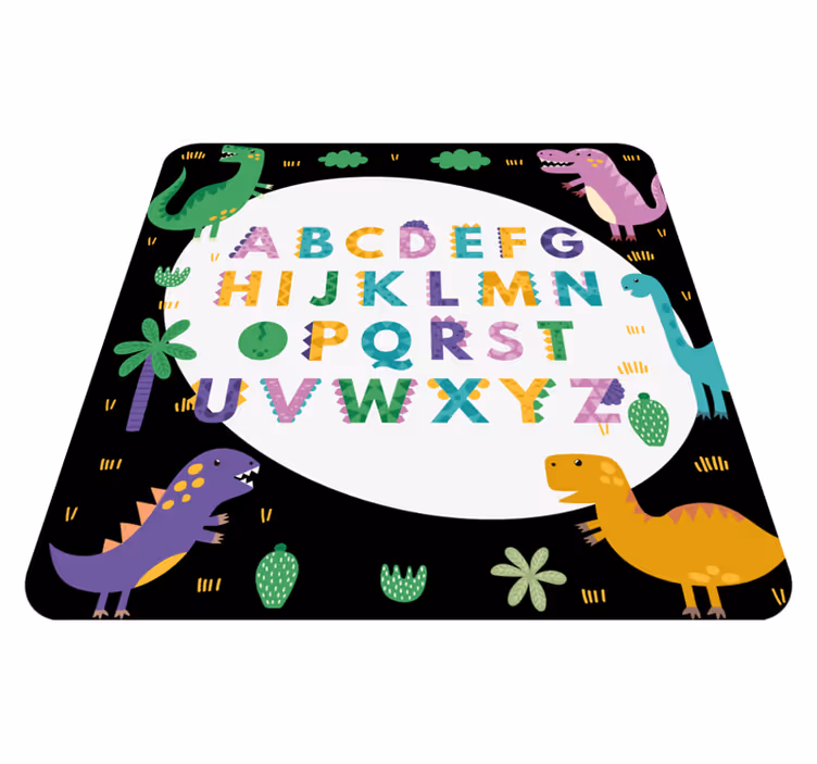 Colorful Educational Playtime alphabet carpet - TenStickers