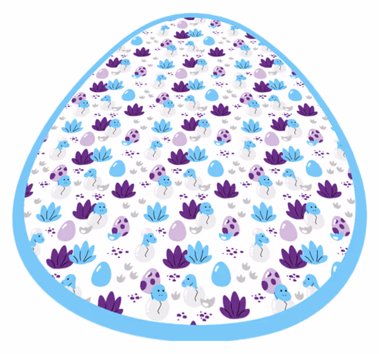 Whimsical Creature Motif kids carpet - TenStickers