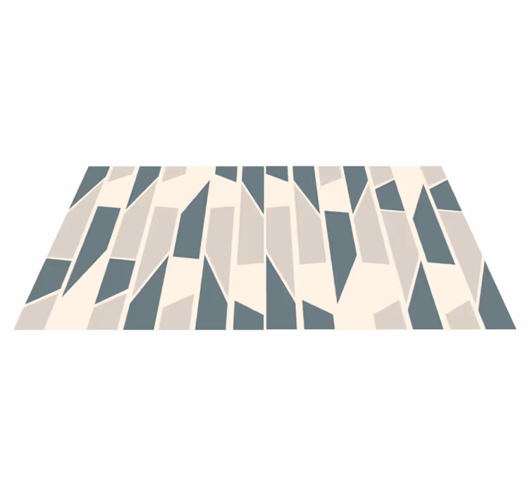 Abstract Angles geometric rug - TenStickers