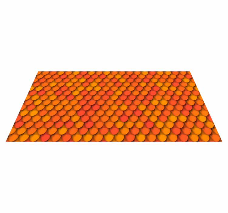 Autumn Scales Pattern texture rug - TenStickers