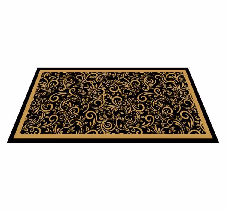 Vintage vinyl rug vintage rug - TenStickers