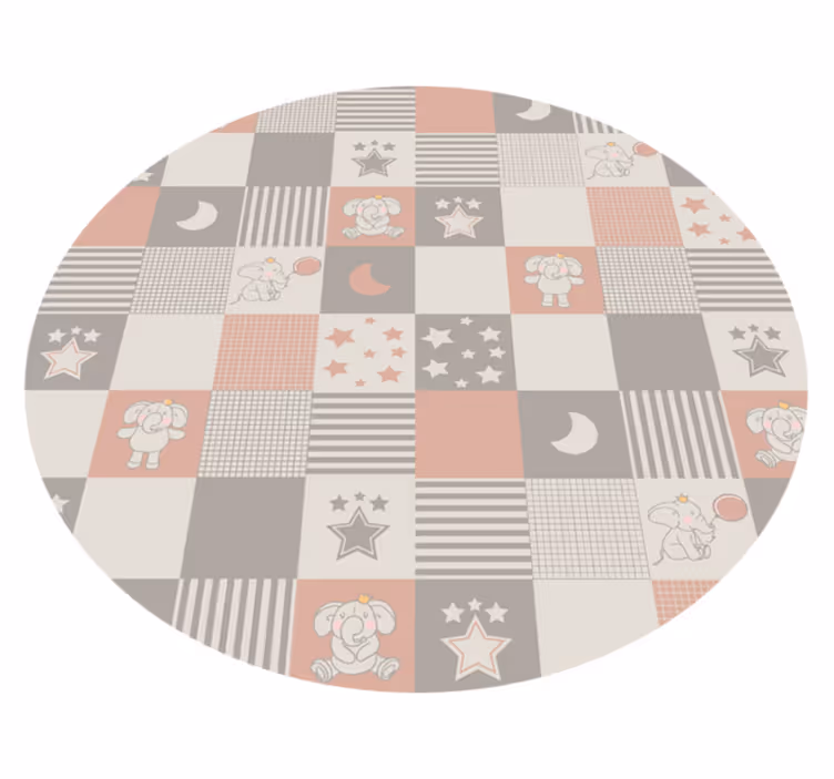 Children's Patchwork kids carpet - TenStickers
