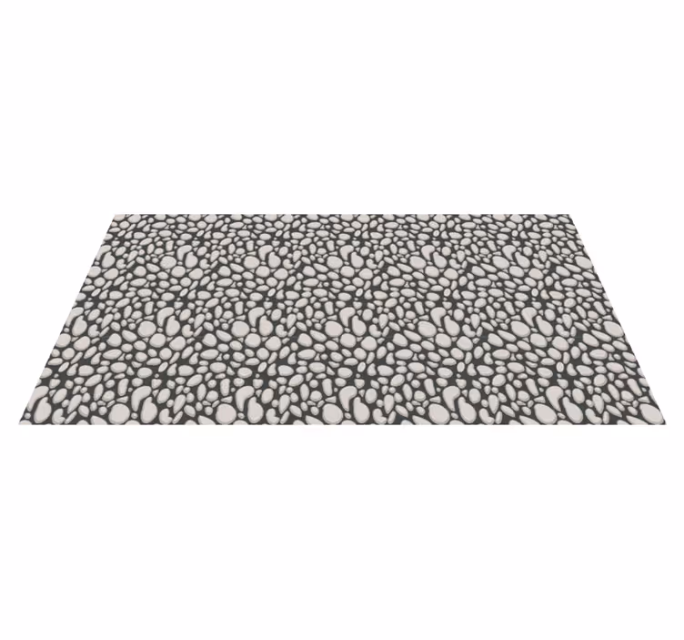Pebble Pattern texture rug - TenStickers
