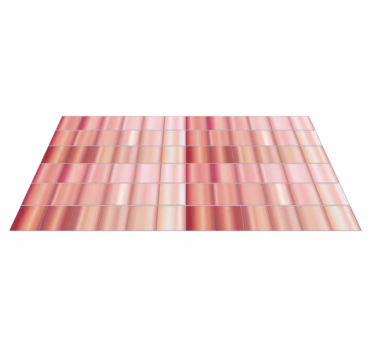 Pink Tiled Pattern tile carpet - TenStickers
