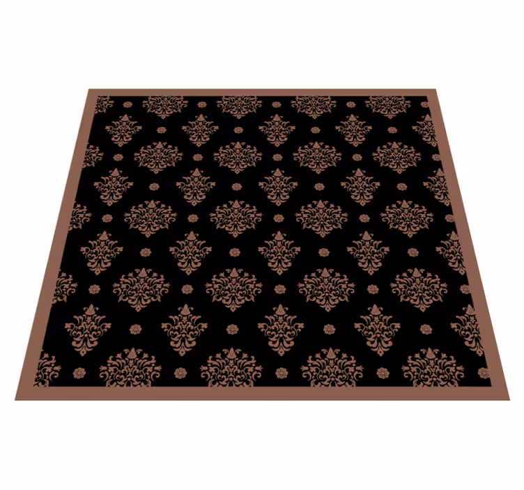 Botanical Decorative floral rug - TenStickers
