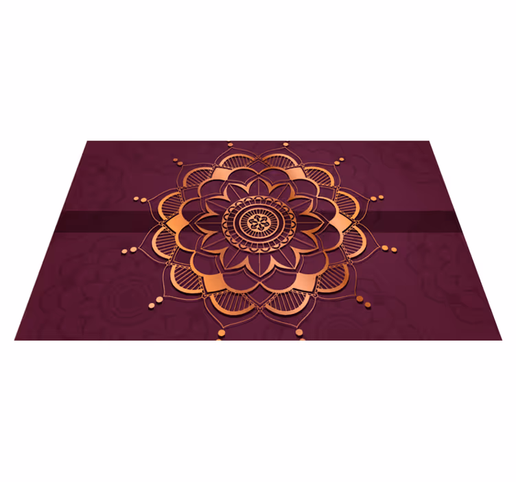 Mandala rug mandala floor decoration - TenStickers
