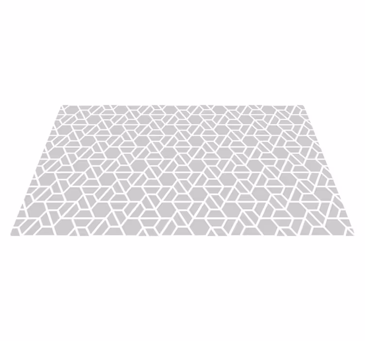 Gray modern pattern geometric rugs - TenStickers