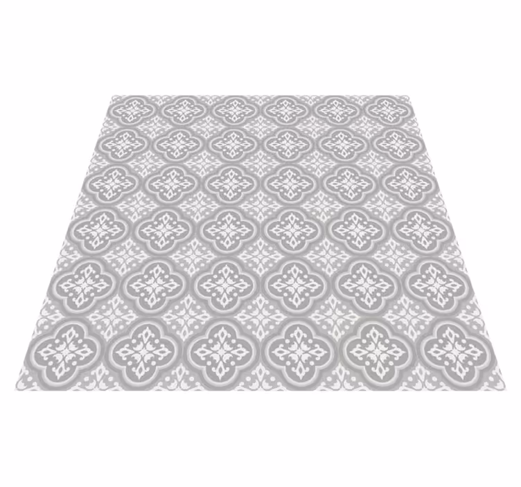 Grey Portuguese tile carpet - TenStickers