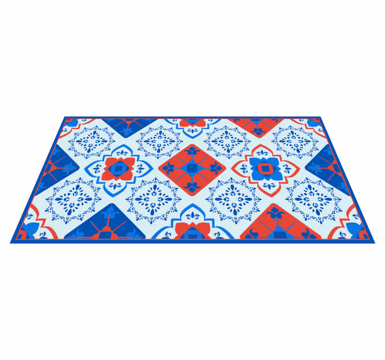 Mediterranean Mosaic tile carpet - TenStickers
