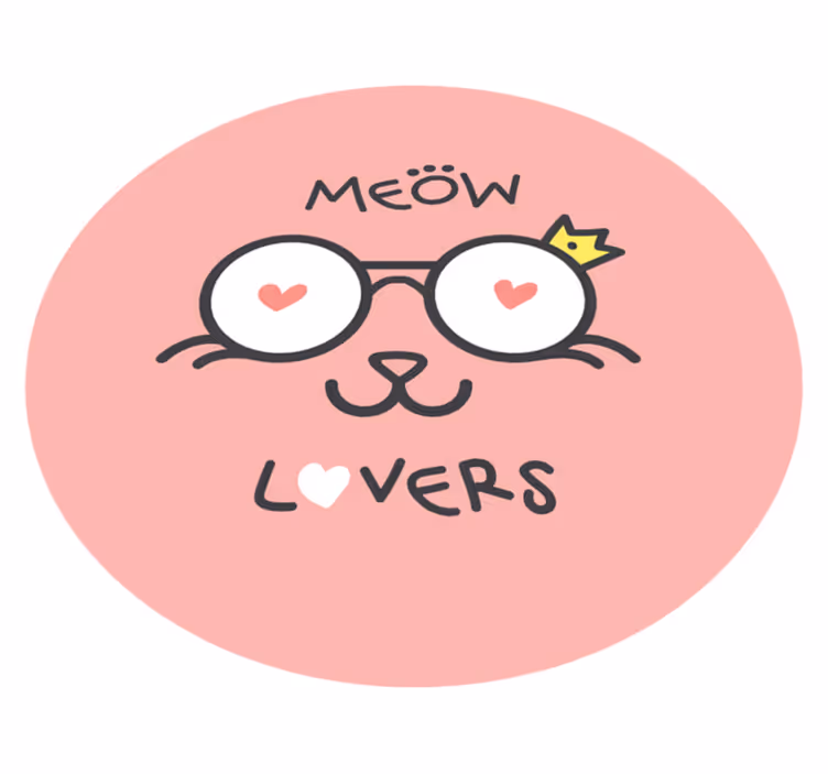 Cat Lover Graphic kids carpet - TenStickers