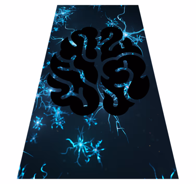 Neural Pathways texture rug - TenStickers