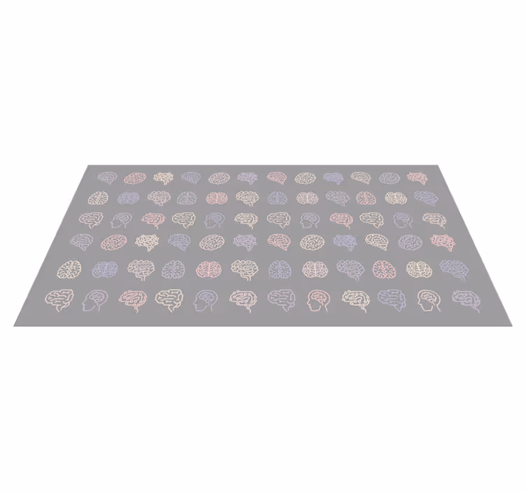 Educational Brain Patterns kids rug - TenStickers