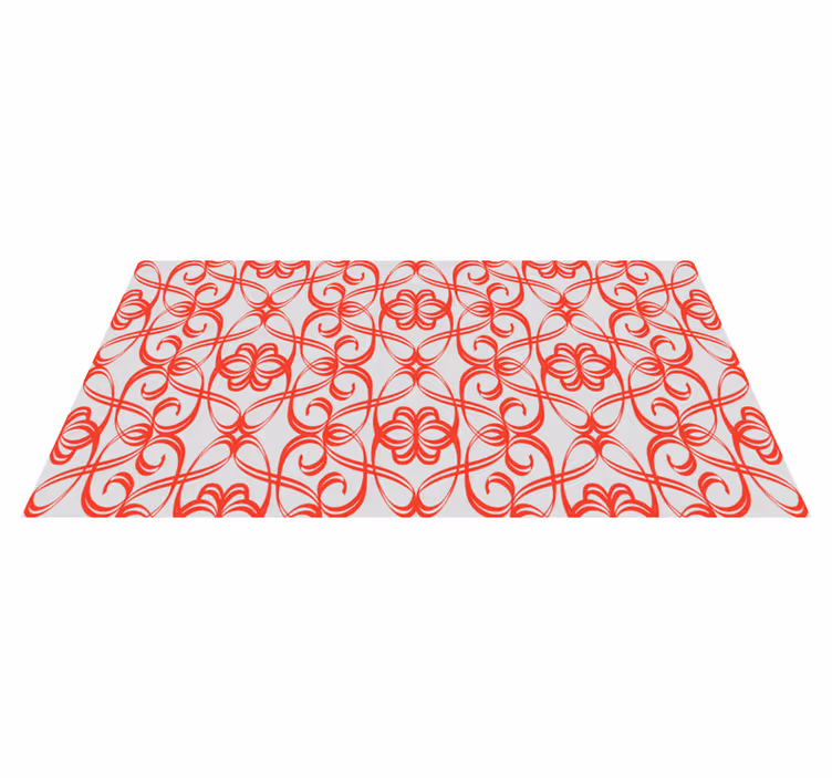 Swirled Intricacy geometric rug - TenStickers