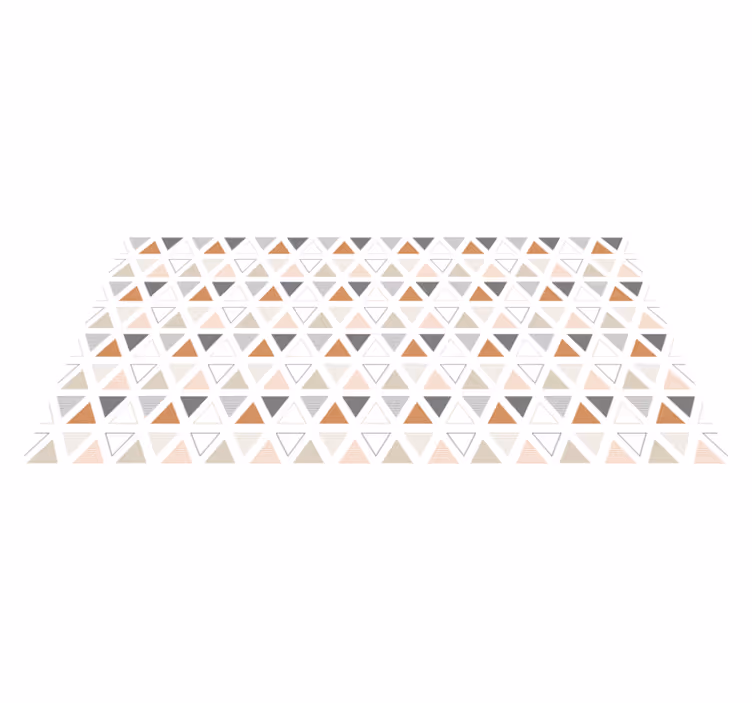 Triangular Pattern Design geometric rug - TenStickers